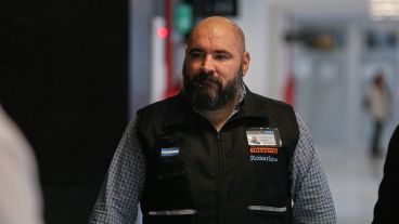 Gustavo Adda, director municipal de Tránsito, este martes en el Centro de Justicia Penal.