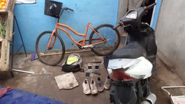 La bici robada encontrada en Castellanos al 2700.