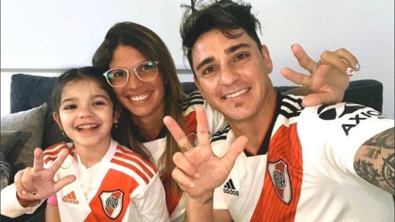 Zampedri y su familia, en la foto del perfil de Instagram del atacante.