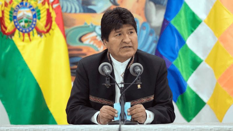 Evo Morales fue ratificado como triunfador de las elecciones en primera vuelta. 