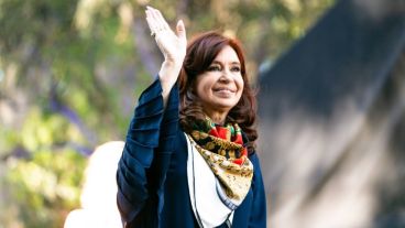 La ex presidenta en el acto de La Plata.