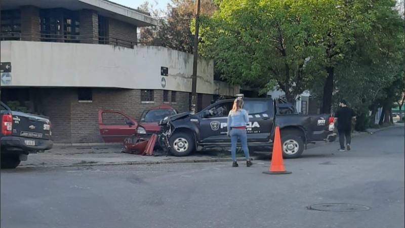 El siniestro vial tuvo lugar en Laprida y Ocampo. 