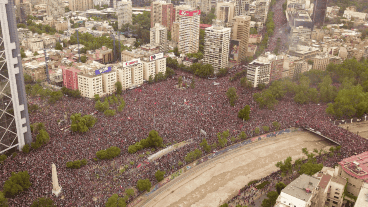 Siguen las protestas en Chile y cada vez más gente se moviliza.