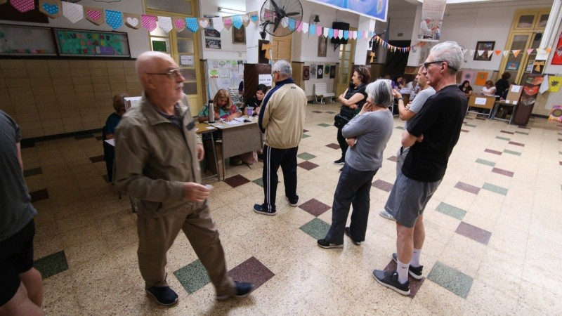 Las imágenes de la votación de este domingo en Rosario. 