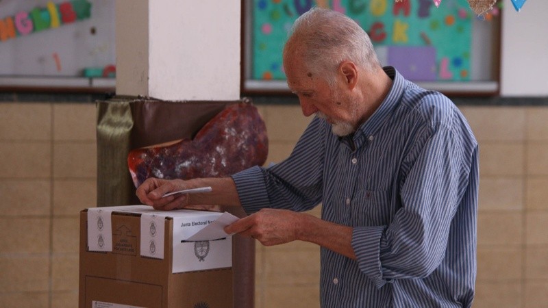 Las imágenes de la votación de este domingo en Rosario. 