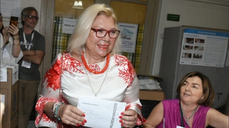 Carrió vaticinó un triunfo en la Nación.