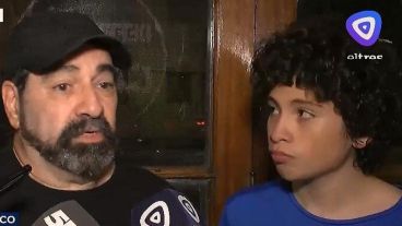 Abonizio en la sede de Juntos para el Cambio.