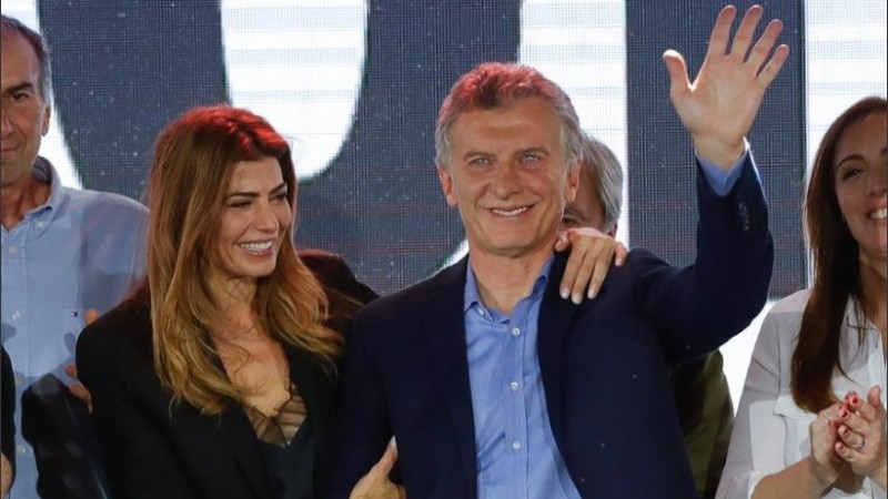 La emoción del presidente y su esposa.