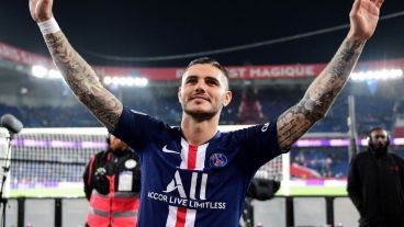 Icardi, uno de los tres argentinos del PSG.