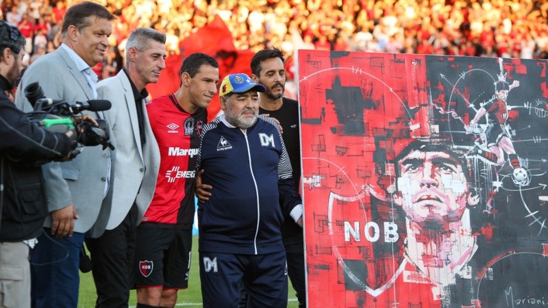 El homenaje a Diego.