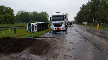 El chofer no resultó herido.