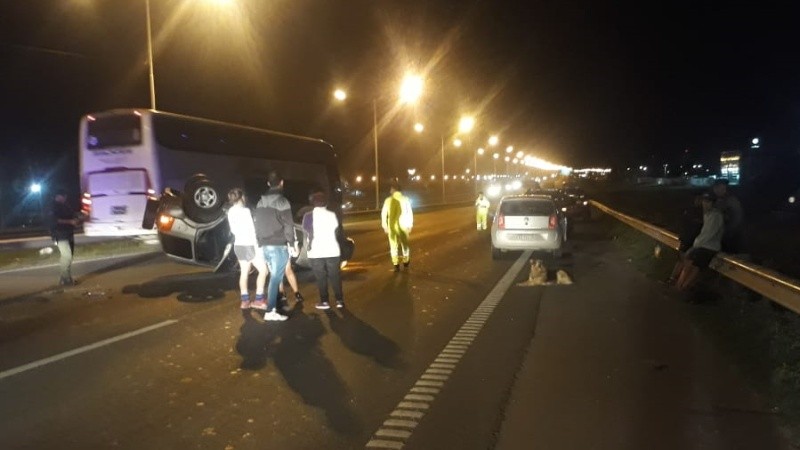 El choque ocurrió este miércoles a las 23.