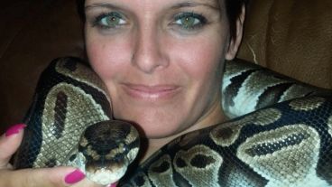 La serpiente que la mató medía aproximadamente uno dos metros y medio de largo.