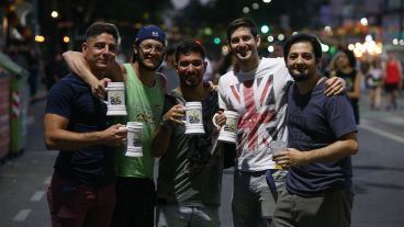 Paseo Pellegrini se transformó en una verdadera fiesta este sábado por la noche.