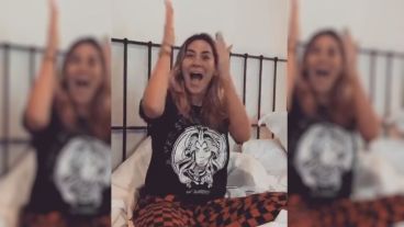 “Estar acá nominada es inmenso para mí, pero resulta que encima gané", soltó Jimena Barón en su cuenta de Instagram.