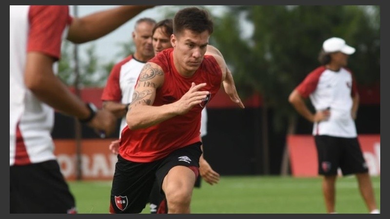 Insaurralde en su primera práctica en la Lepra.