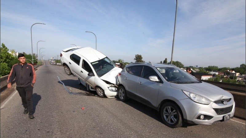 El choque se habría producido a velocidad.