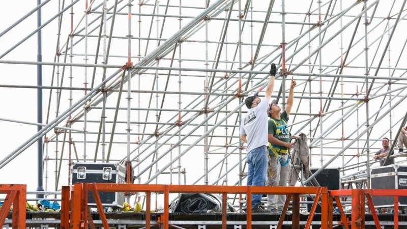 El Parque Nacional a la Bandera se prepara para otra edición de Colectividades que arranca este viernes.