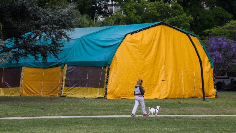 El Parque Nacional a la Bandera se prepara para otra edición de Colectividades que arranca este viernes.