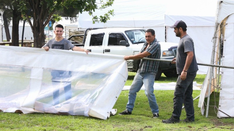 El Parque Nacional a la Bandera se prepara para otra edición de Colectividades que arranca este viernes.