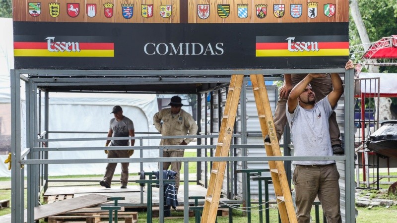 El Parque Nacional a la Bandera se prepara para otra edición de Colectividades que arranca este viernes.