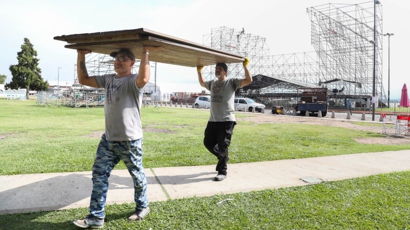 El Parque Nacional a la Bandera se prepara para otra edición de Colectividades que arranca este viernes.