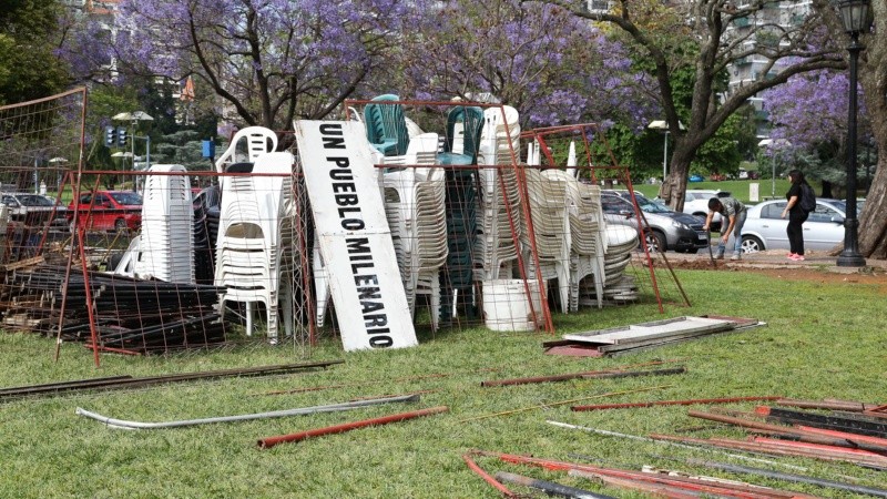 El Parque Nacional a la Bandera se prepara para otra edición de Colectividades que arranca este viernes.