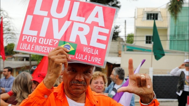 Manifestaciones de seguidores de Lula en todo el país.