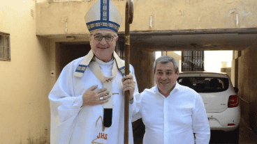 La ceremonia de este sábado con Andrada y Martín.