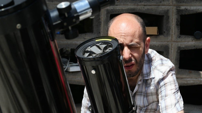 El evento astronómico comenzó 9.35 y su duración fue de 5 horas.