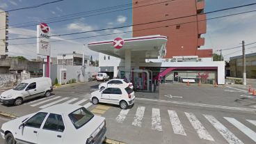 La estación de servicio de San Martín y Saavedra.