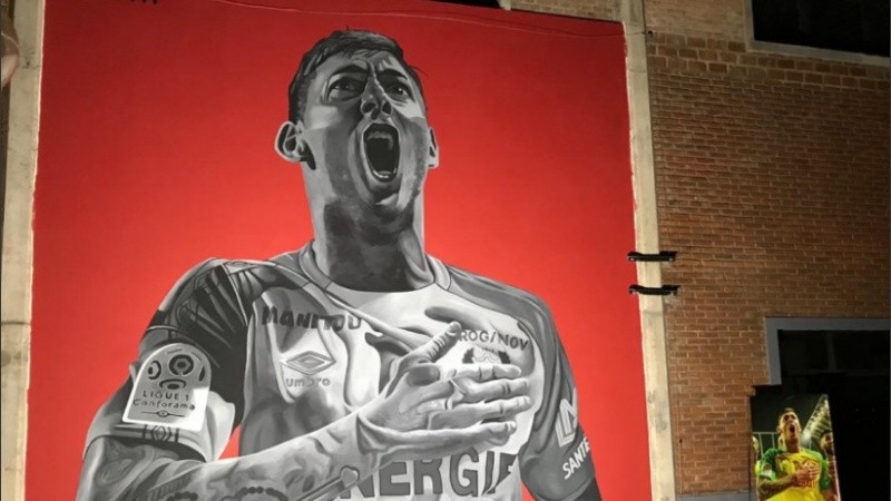 Así quedó la intervención hecha en una de las paredes del club de Progreso.