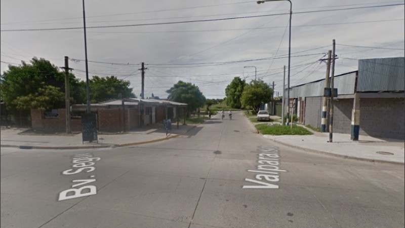 Valparaíso al 3700, la zona del ataque.