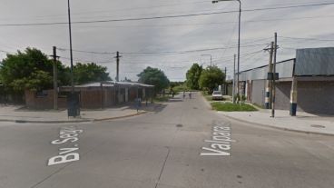 Valparaíso al 3700, la zona del ataque.