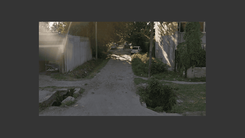 Pasaje 2, la zona del crimen en la localidad vecina.