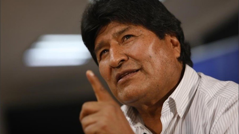 El ex presidente boliviano viajó a Caracas este viernes.