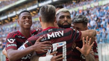 Gabigol fue el autor del único tanto en Porto Alegre.