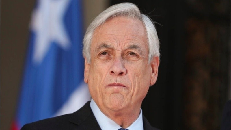 Piñera dio una conferencia en La Moneda. 