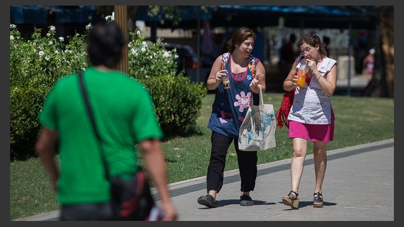 Después del chaparrón, se puso pesado en Rosario. 