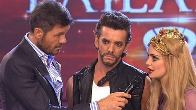 Guerra durante la participación en el Bailando de 2014.