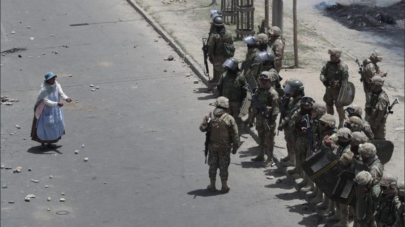 La represión en Bolivia dejó decenas de muertos tras el golpe de 2019.