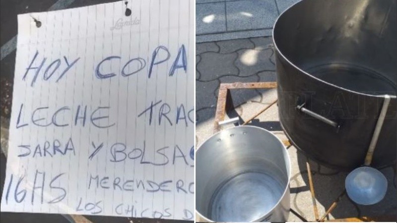 Desde hace dos semanas el merendero no puede dar la leche a los niños.