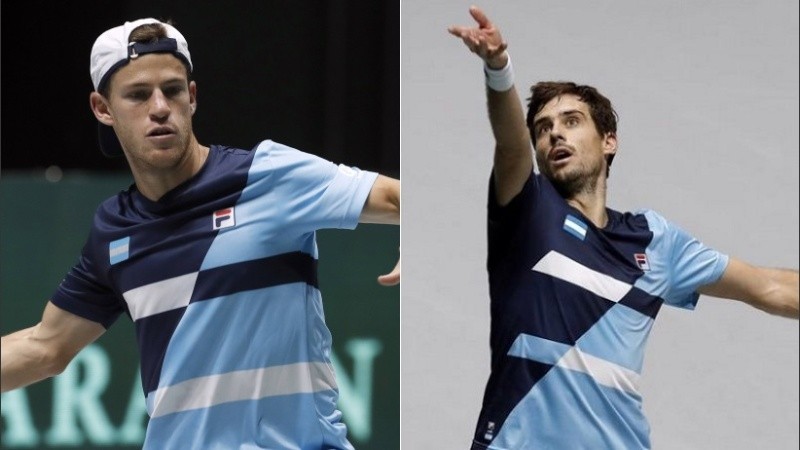 Pella primero y Schwartzman después, cayeron en los partidos de singles. 