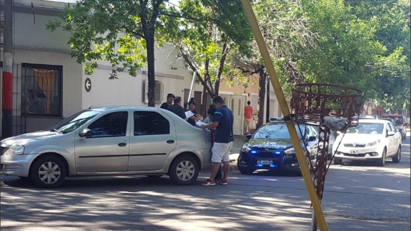 El vehículo fue secuestrado en el operativo conjunto entre la Policía y la Secretaría de Control.