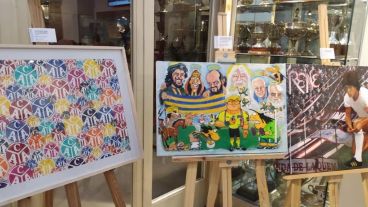 El trabajo de Miguel "Noke" Brulé formó parte de la XVII Muestra de Arte “Fútbol, Pasión y Cultura 2019”.