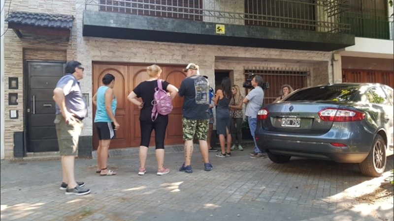 El robo preocupó a los vecinos de la cuadra.