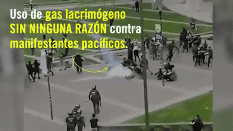 Amnistía Chile presentó un informe con imágenes de la violenta represión en ese país.