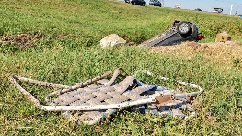 El Gol terminó totalmente arruinado. 
