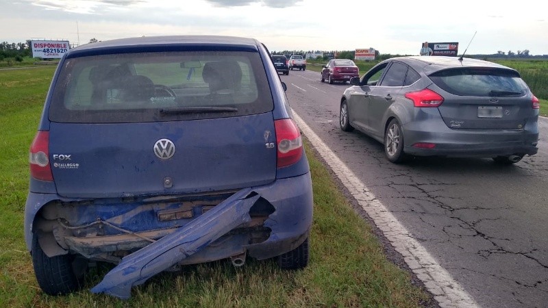 El segundo choque ocurrió unos 45 minutos después del vuelco. 