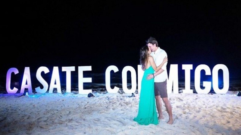 El día de la sorpresiva propuesta en el Caribe.